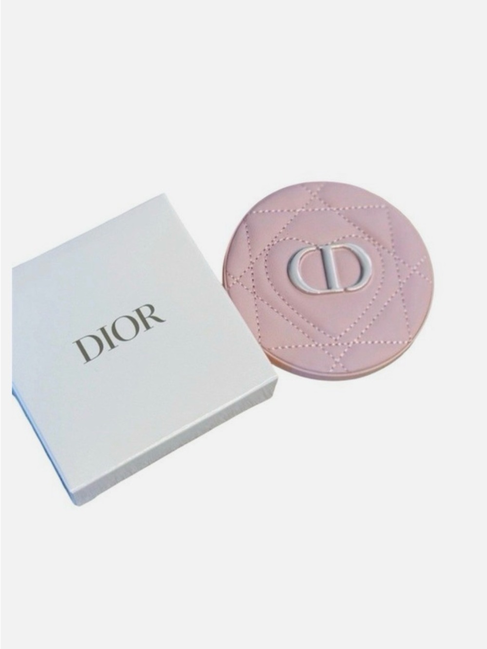 Dior Pink Quilted Compact Powder Case